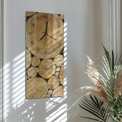 Reloj rectangular Madera