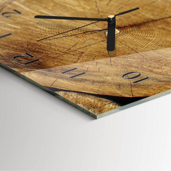 Reloj rectangular Madera