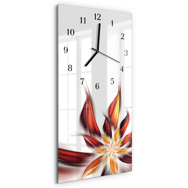 Reloj rectangular Flor