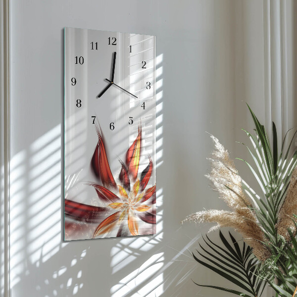 Reloj rectangular Flor