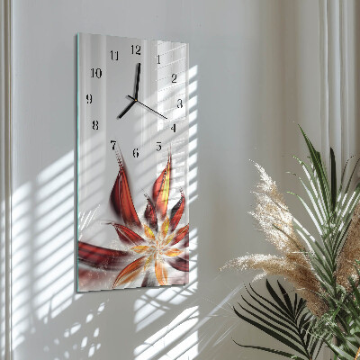 Reloj rectangular Flor