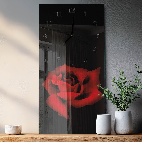 Reloj rectangular Rosa