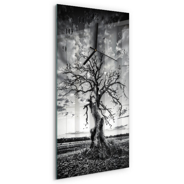 Reloj rectangular Árbol