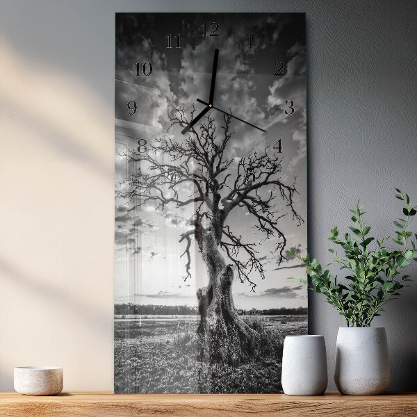 Reloj rectangular Árbol