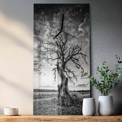 Reloj rectangular Árbol