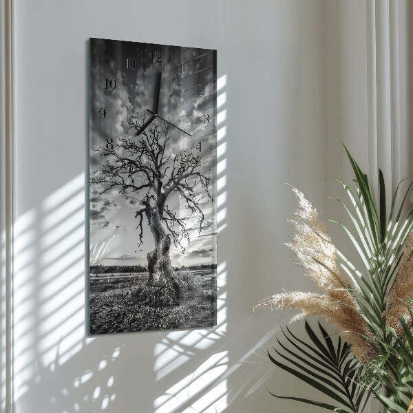 Reloj rectangular Árbol