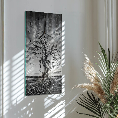 Reloj rectangular Árbol