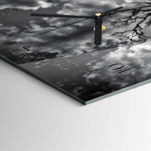 Reloj rectangular Árbol