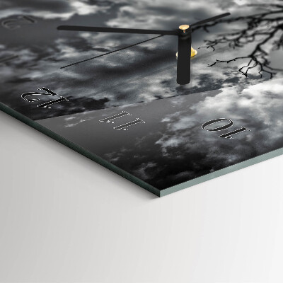 Reloj rectangular Árbol