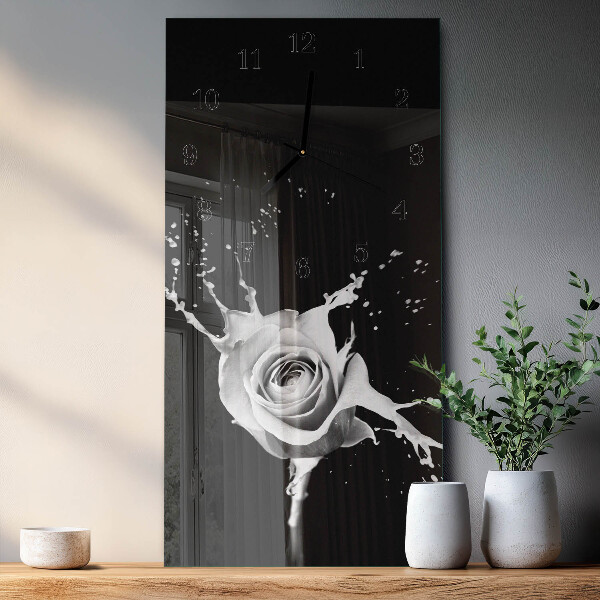 Reloj rectangular Rosa