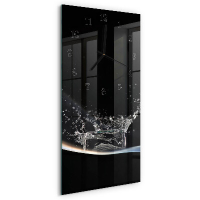 Reloj rectangular Agua