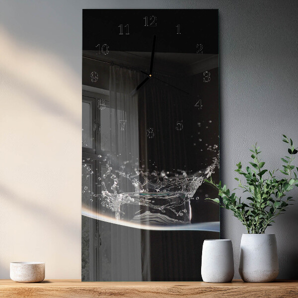 Reloj rectangular Agua