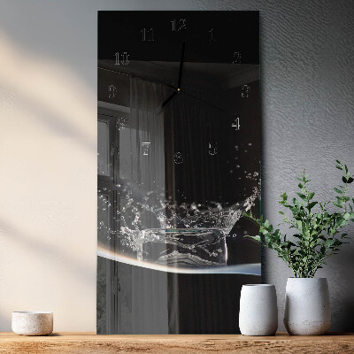 Reloj rectangular Agua