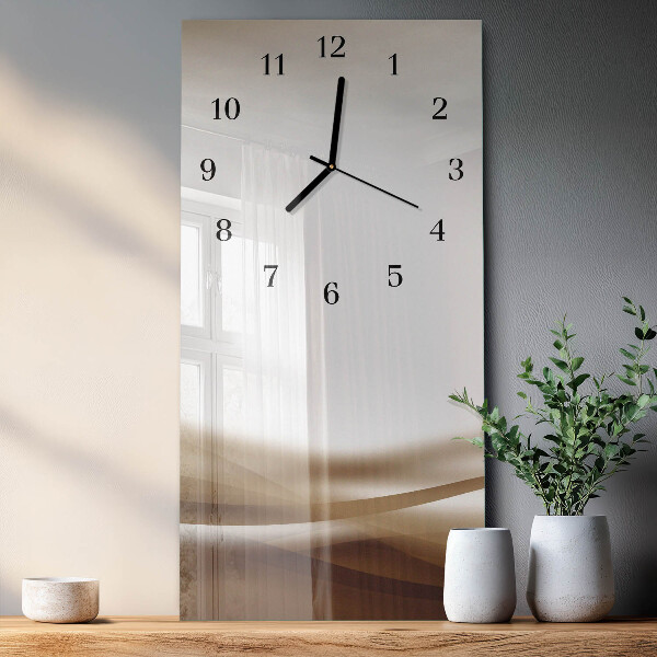 Reloj rectangular Líneas abstractas