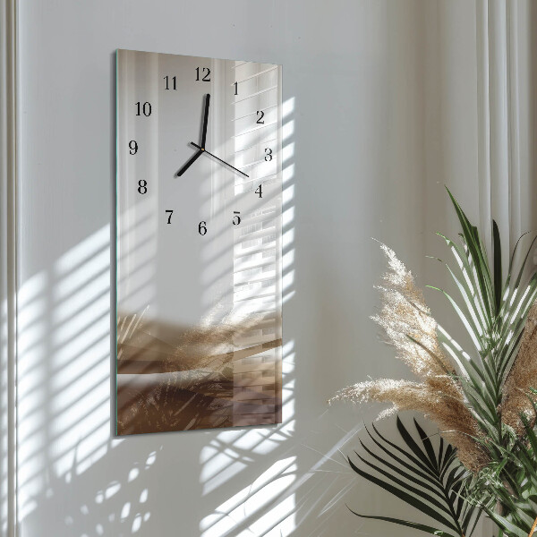 Reloj rectangular Líneas abstractas