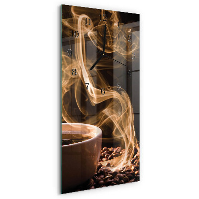 Reloj rectangular Taza de café