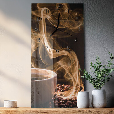 Reloj rectangular Taza de café