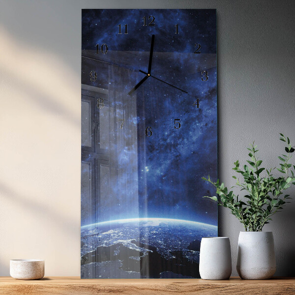 Reloj rectangular Weltall
