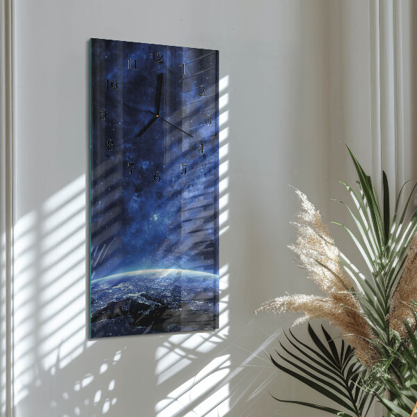 Reloj rectangular Weltall