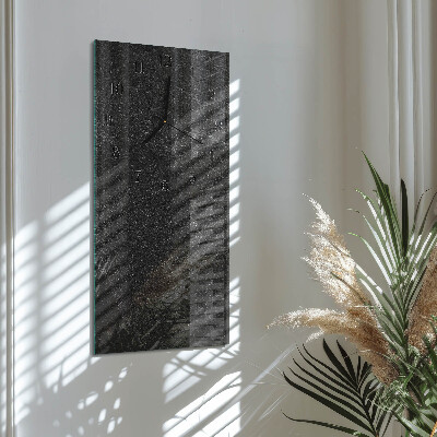 Reloj rectangular Mármol