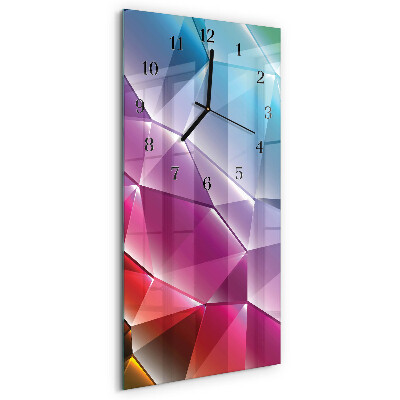 Reloj rectangular Patrón 3D