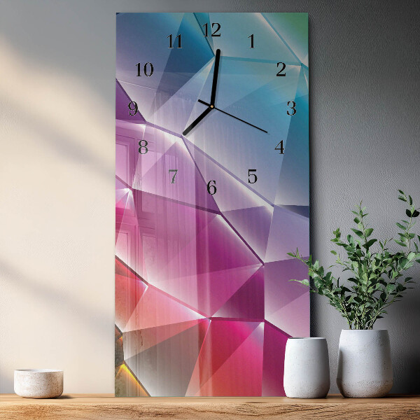 Reloj rectangular Patrón 3D