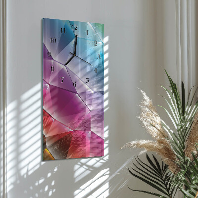 Reloj rectangular Patrón 3D