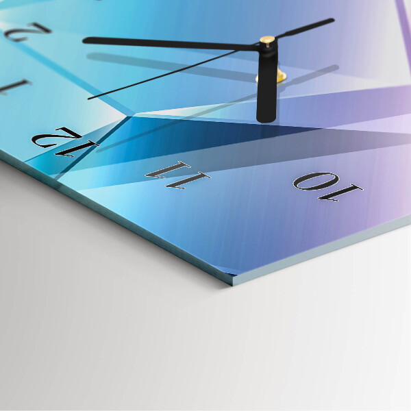 Reloj rectangular Patrón 3D
