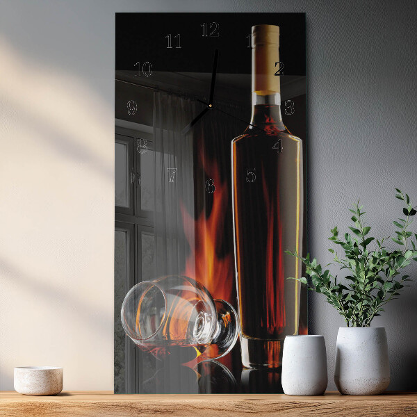 Reloj rectangular Alcohol