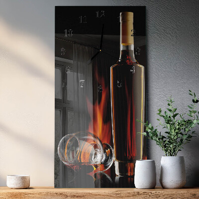 Reloj rectangular Alcohol