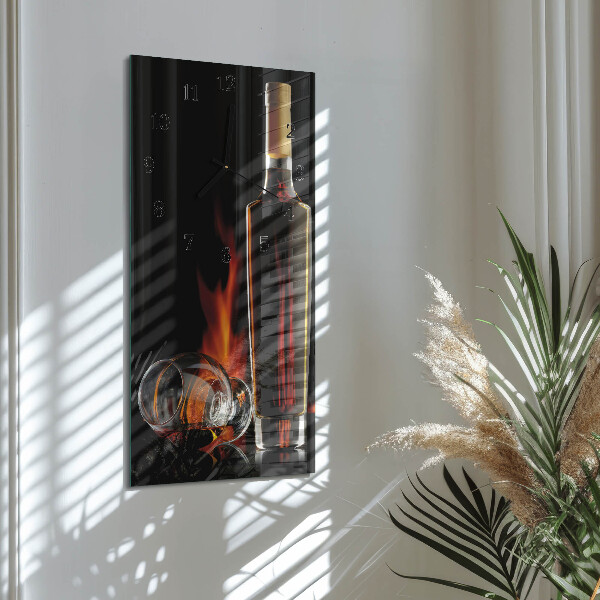 Reloj rectangular Alcohol