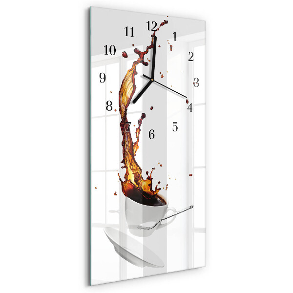 Reloj rectangular Café