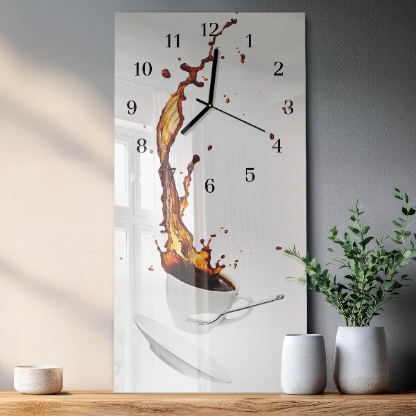 Reloj rectangular Café