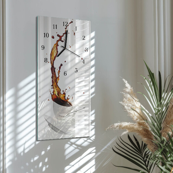 Reloj rectangular Café