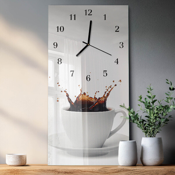 Reloj rectangular Café