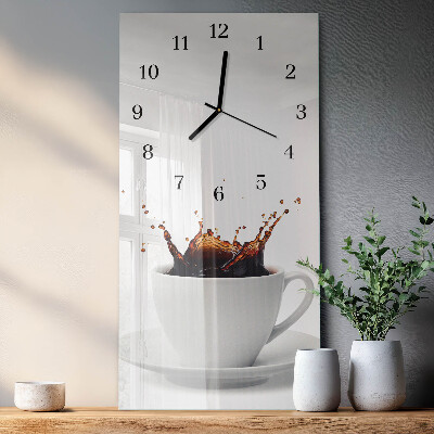 Reloj rectangular Café