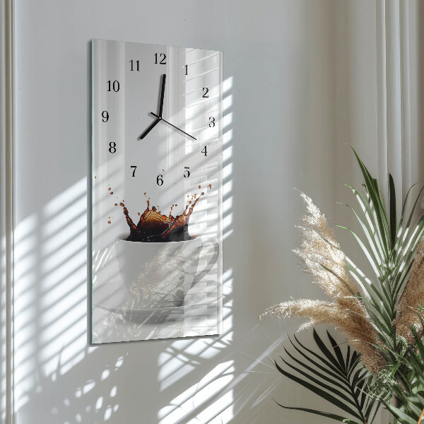 Reloj rectangular Café