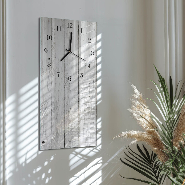Reloj rectangular Madera