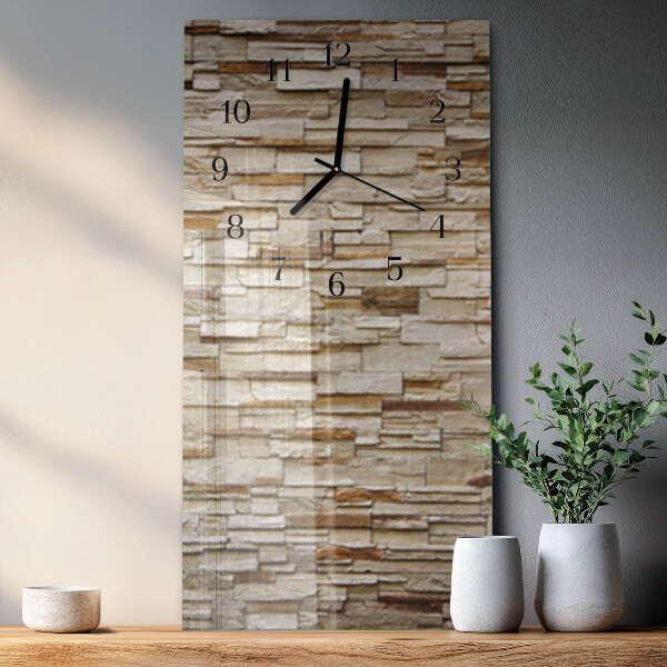 Reloj rectangular Escoria de huella