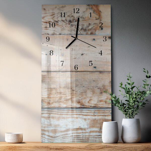 Reloj rectangular Madera