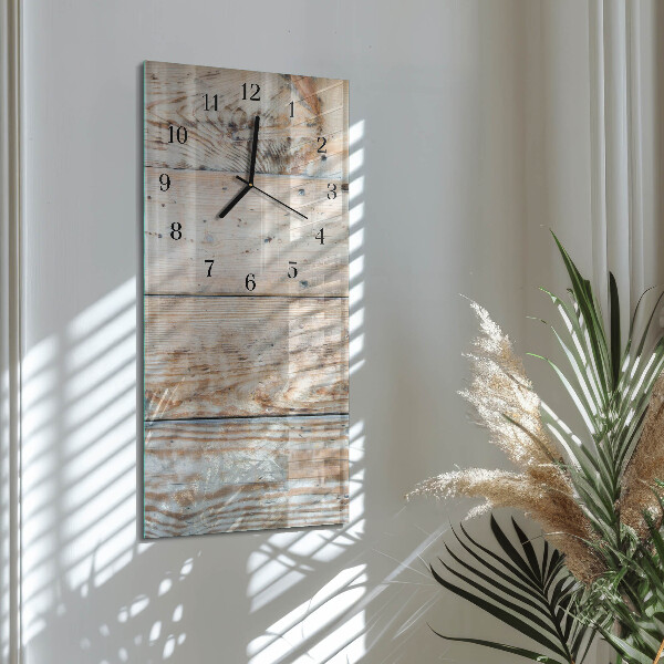 Reloj rectangular Madera