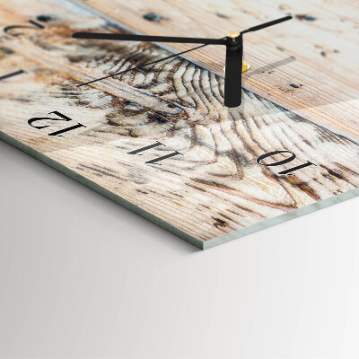 Reloj rectangular Madera