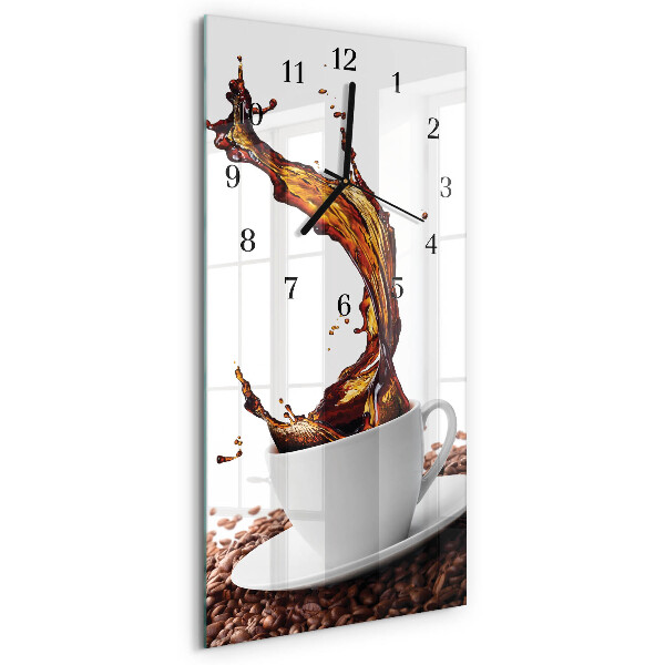 Reloj rectangular Taza de café
