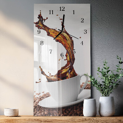 Reloj rectangular Taza de café