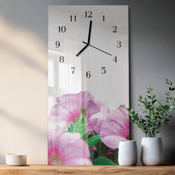 Reloj rectangular Prímulas