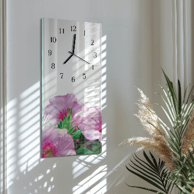 Reloj rectangular Prímulas