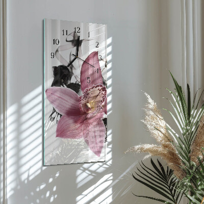 Reloj rectangular Orquídea