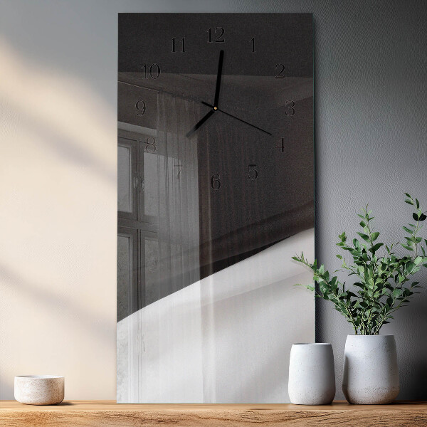 Reloj rectangular Contraste