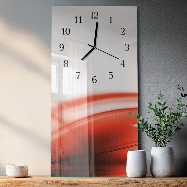 Reloj rectangular Líneas abstractas