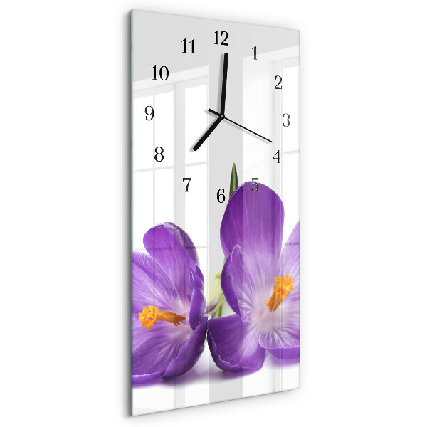 Reloj rectangular Flor